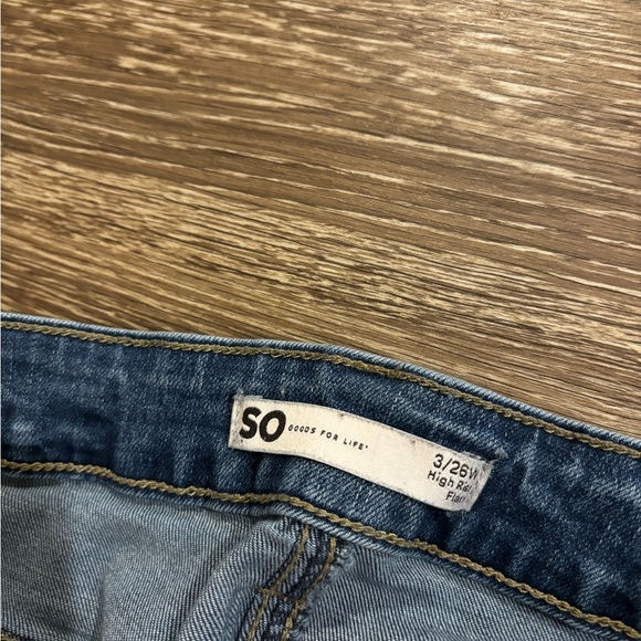 SO flare jeans size 3/26 - Picture 3 of 3